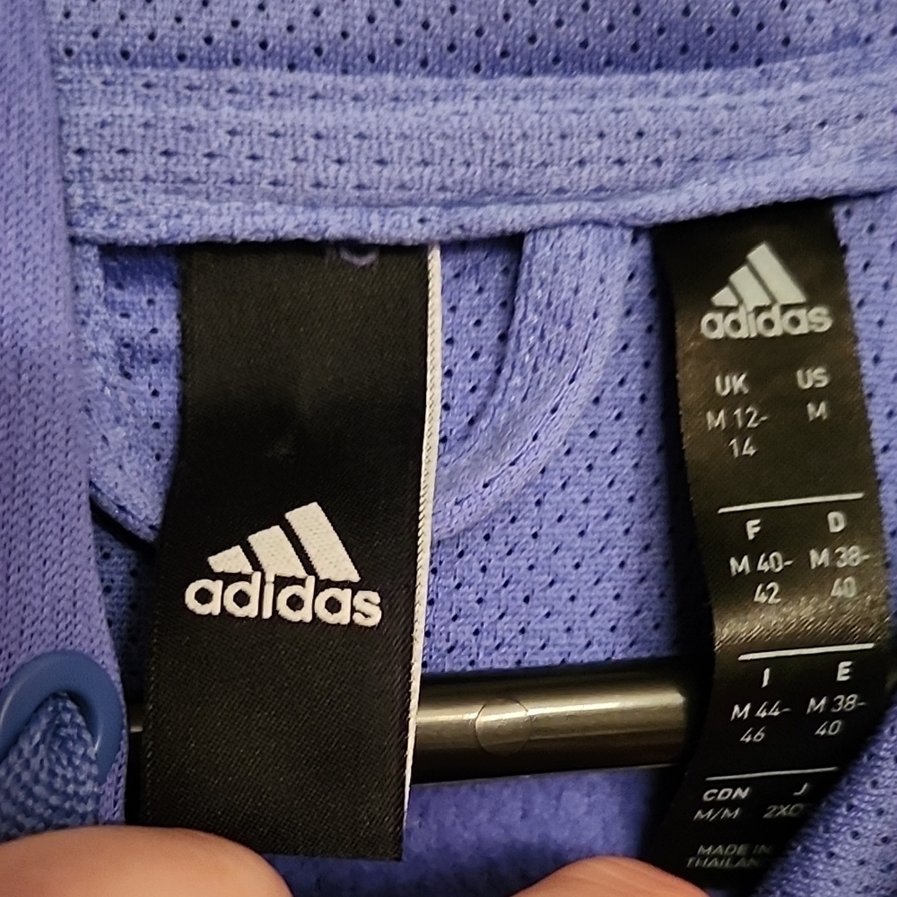 Adidas Lavender Pullover Hoodie - Picture 3 of 15
